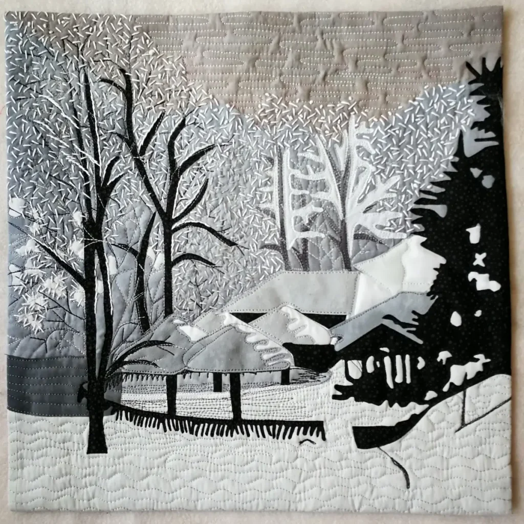 Winter Scene by Maryte Collard