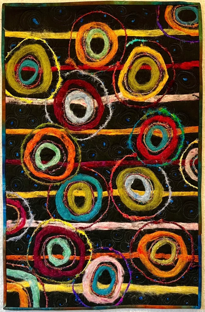 Tiles quilt made by Lynn Woll