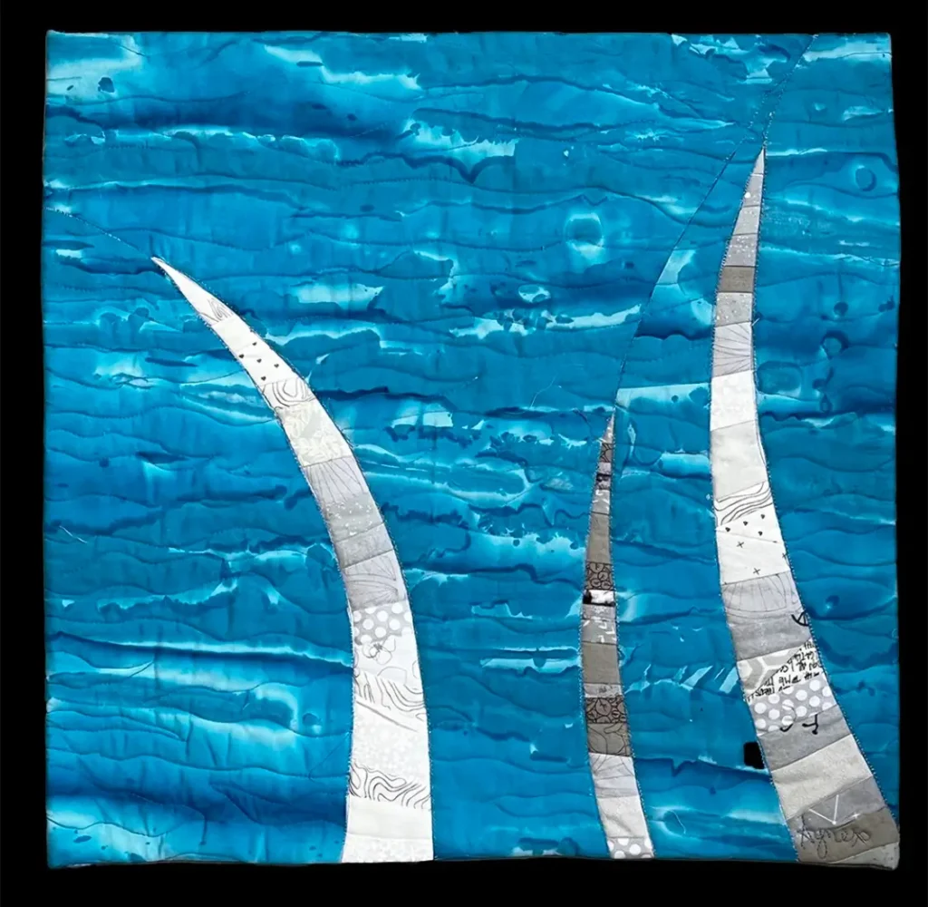 Air Force fiber art by Aynex Mercado