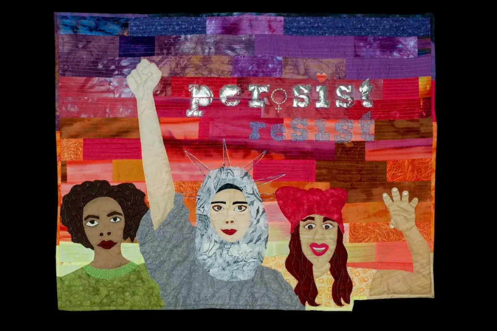 Persist fiber art by Aynex Mercado