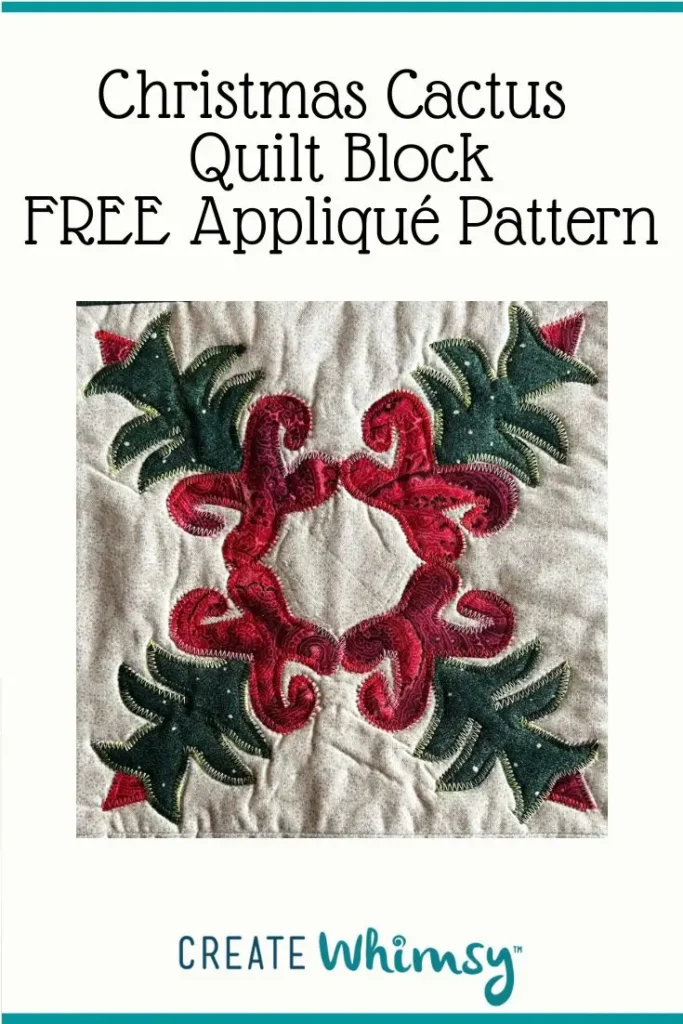 Christmas Cactus Pinterest image 1