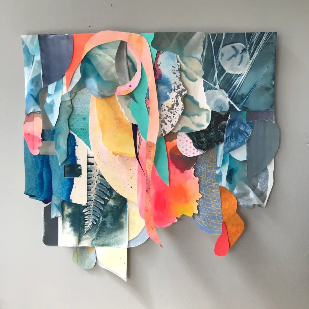 Collage art by Erin McCluskey Wheeler