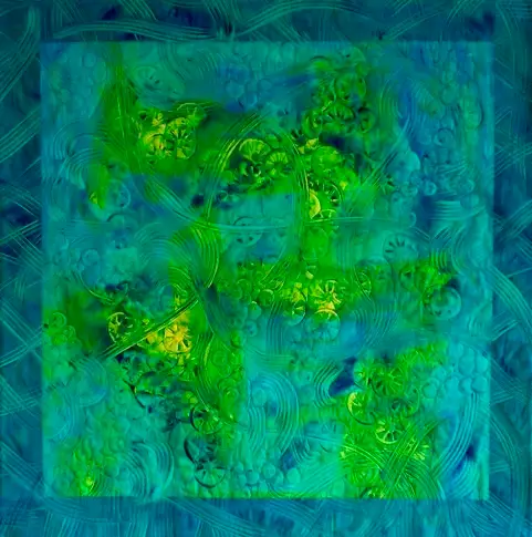 Whirlwind No. 11 fiber art by Gunnel Hag