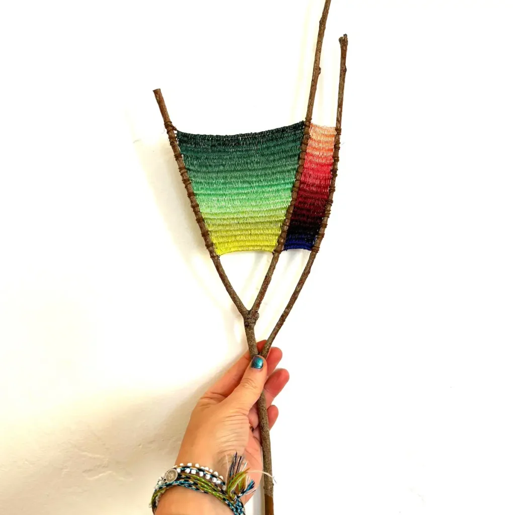 Ombre Branch Weaving by Kaci Smith