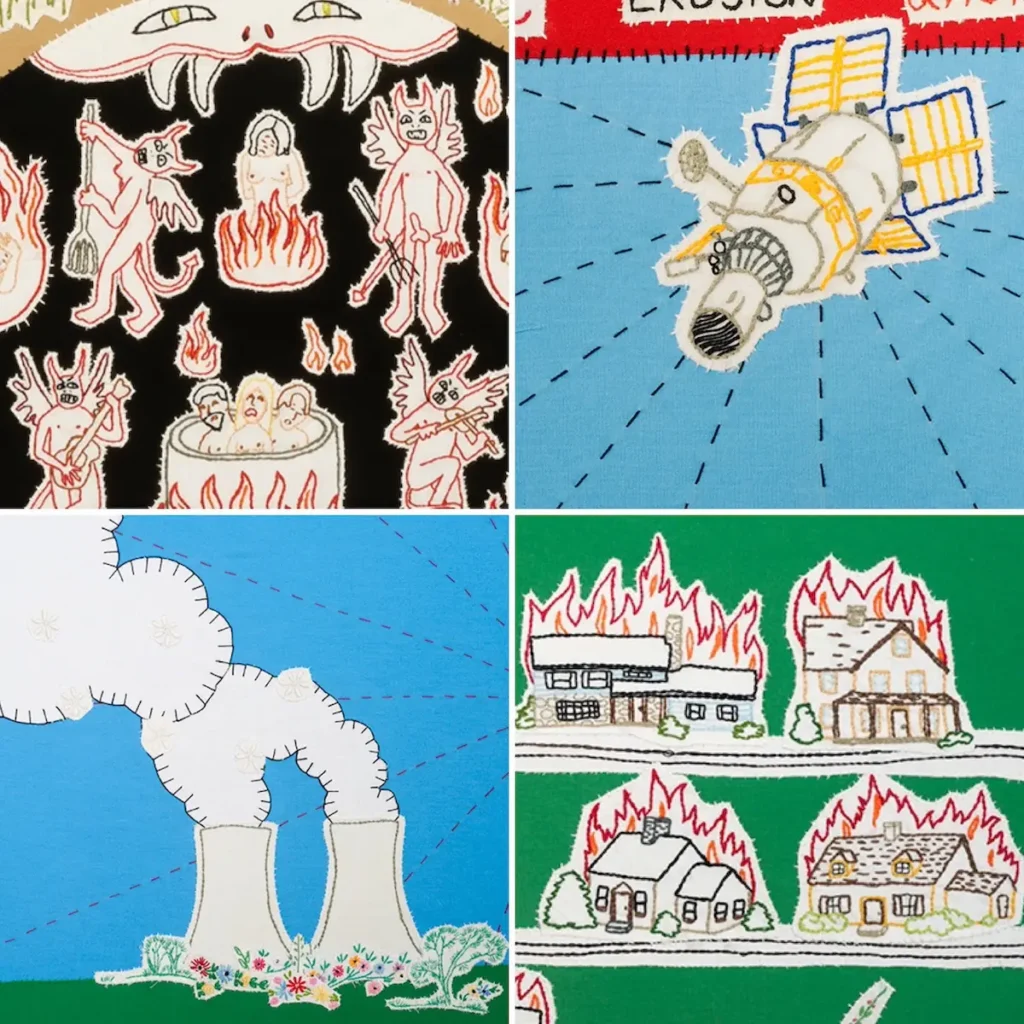 Detail of Vantage Point by Maggy Rozycki Hiltner