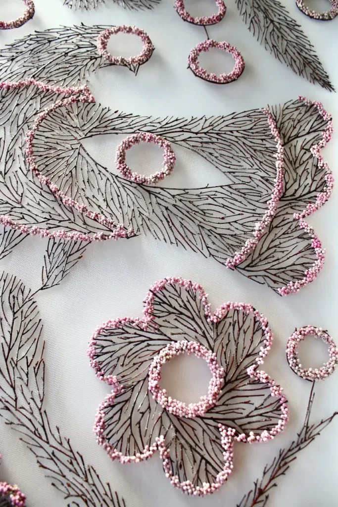 Close up of Connections by Olga Prinku