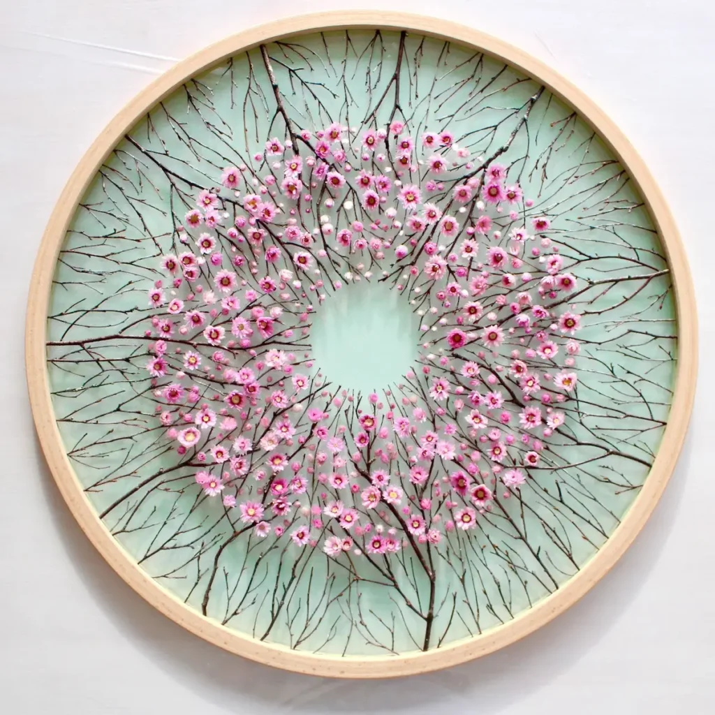 Under the Blossom Canopy finished in frame by Olga Prinku