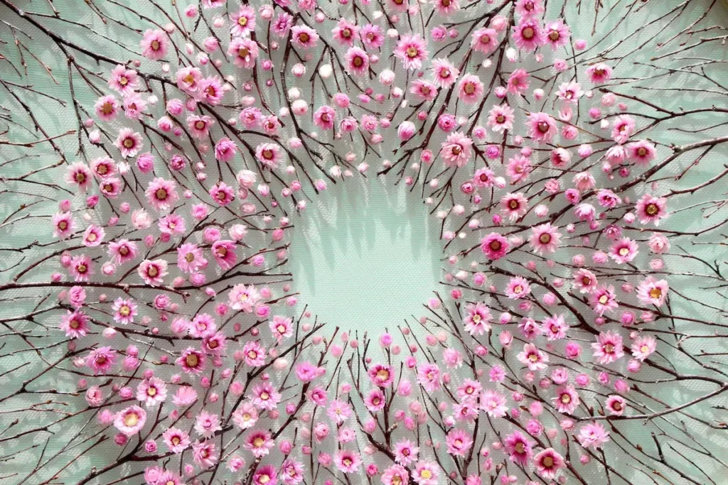 Under the Blossom work in progress by Olga Prinku