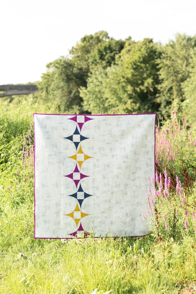 Starline quilt designed by Rachel Rossi
