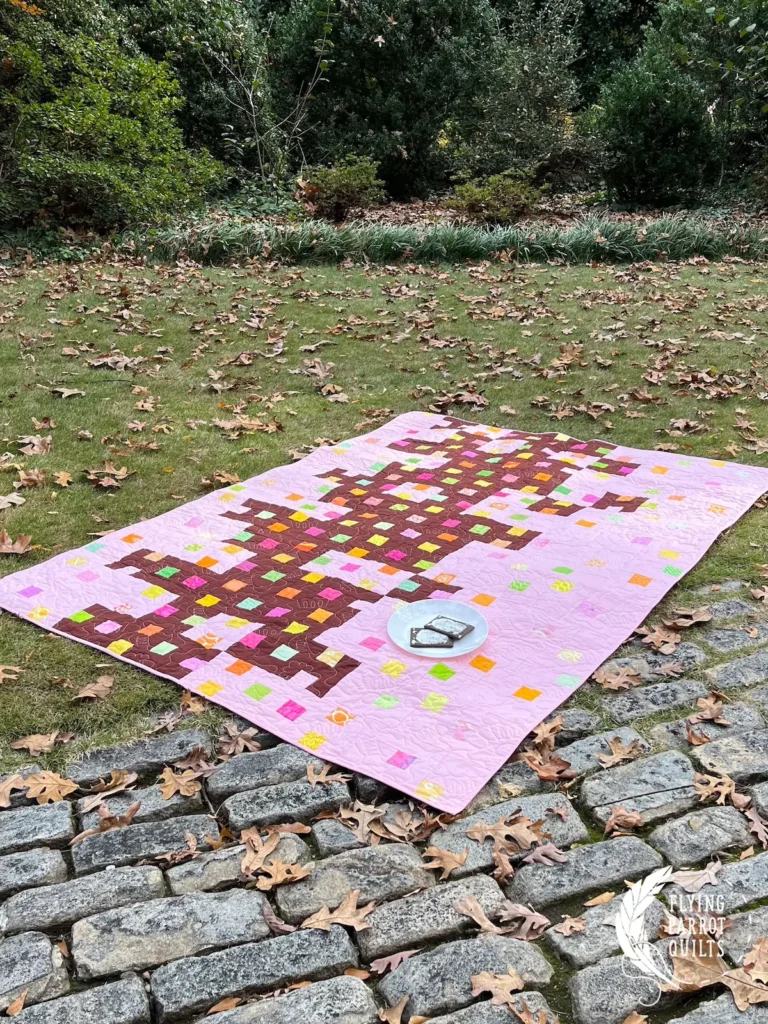 Chocolate Sprinkles quilt by Sylvia Schaefer