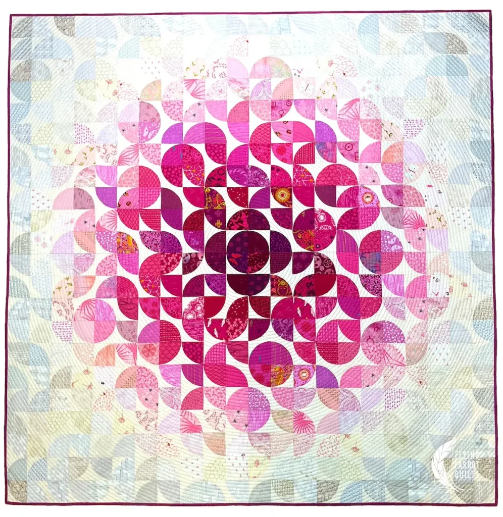 Ombre Symphony quilt by Sylvia Schaefer