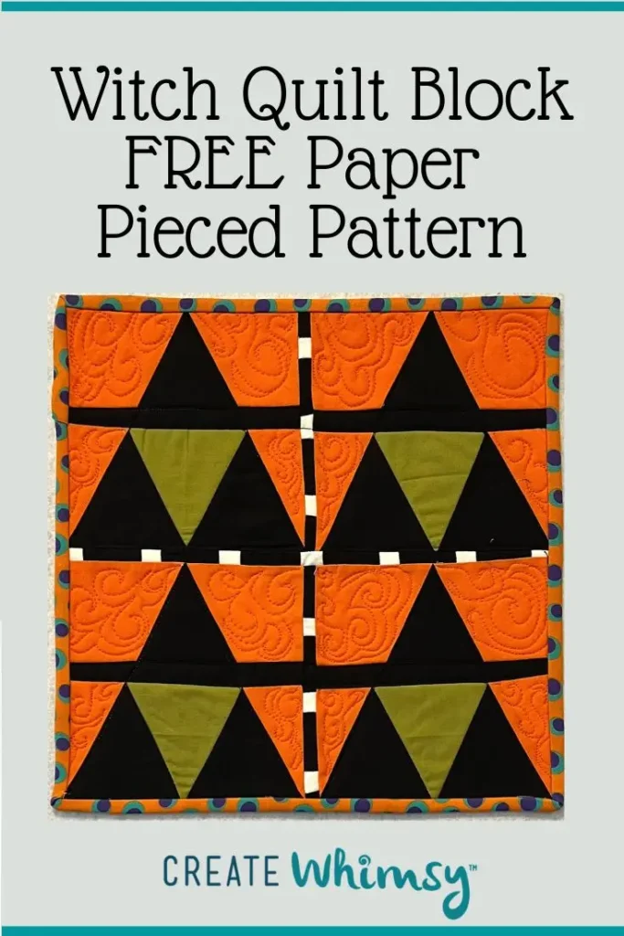 Witch quilt block pinterest image 1