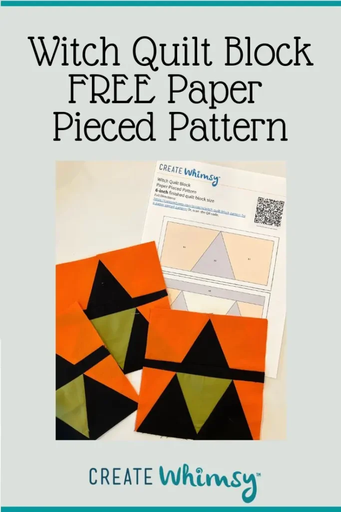 Witch quilt block pinterest image 2