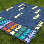 Meteor Watch quilt by Becca Fenstermaker