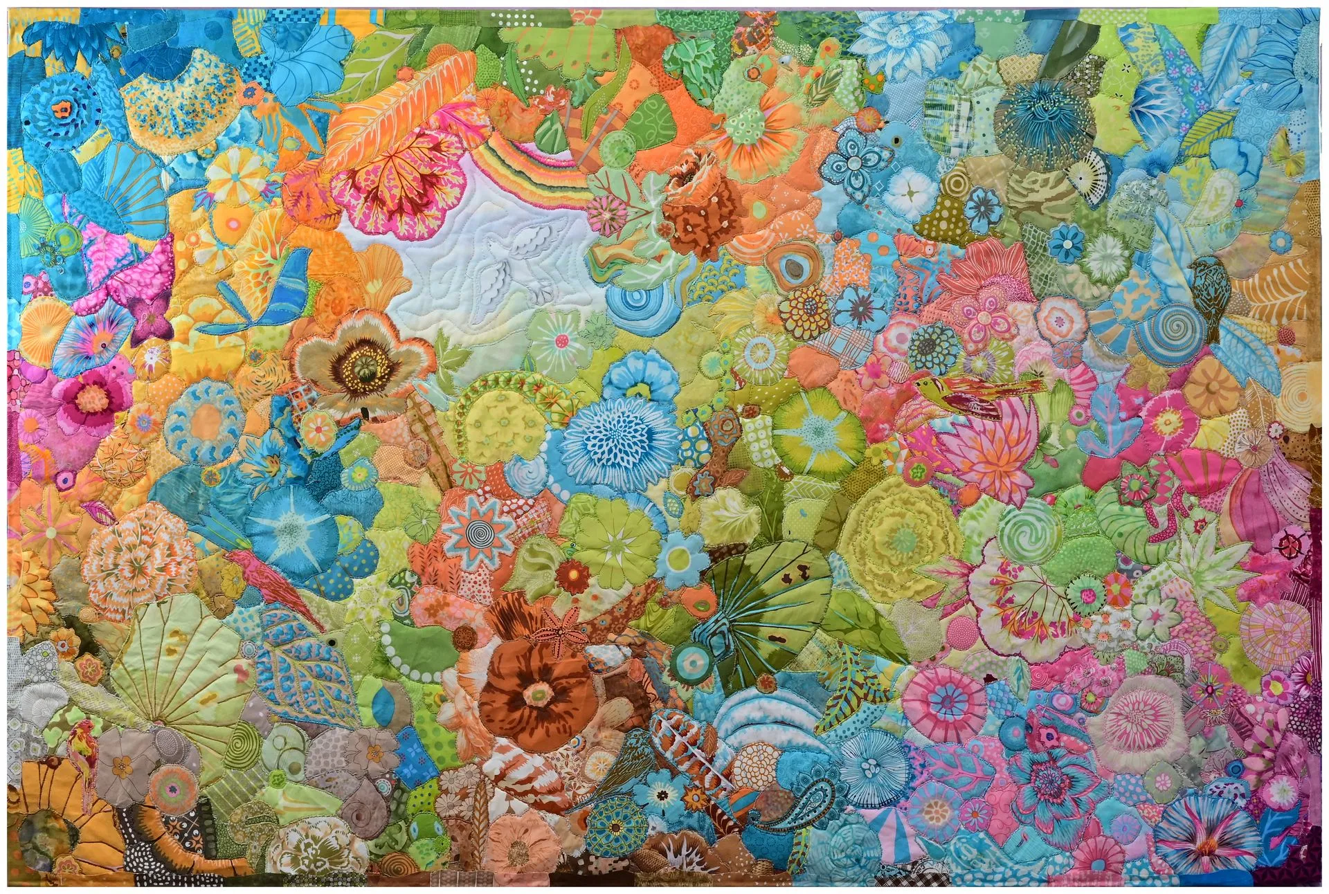 Spotlight: Carly Mul, Freestyle Color Collage Quilter