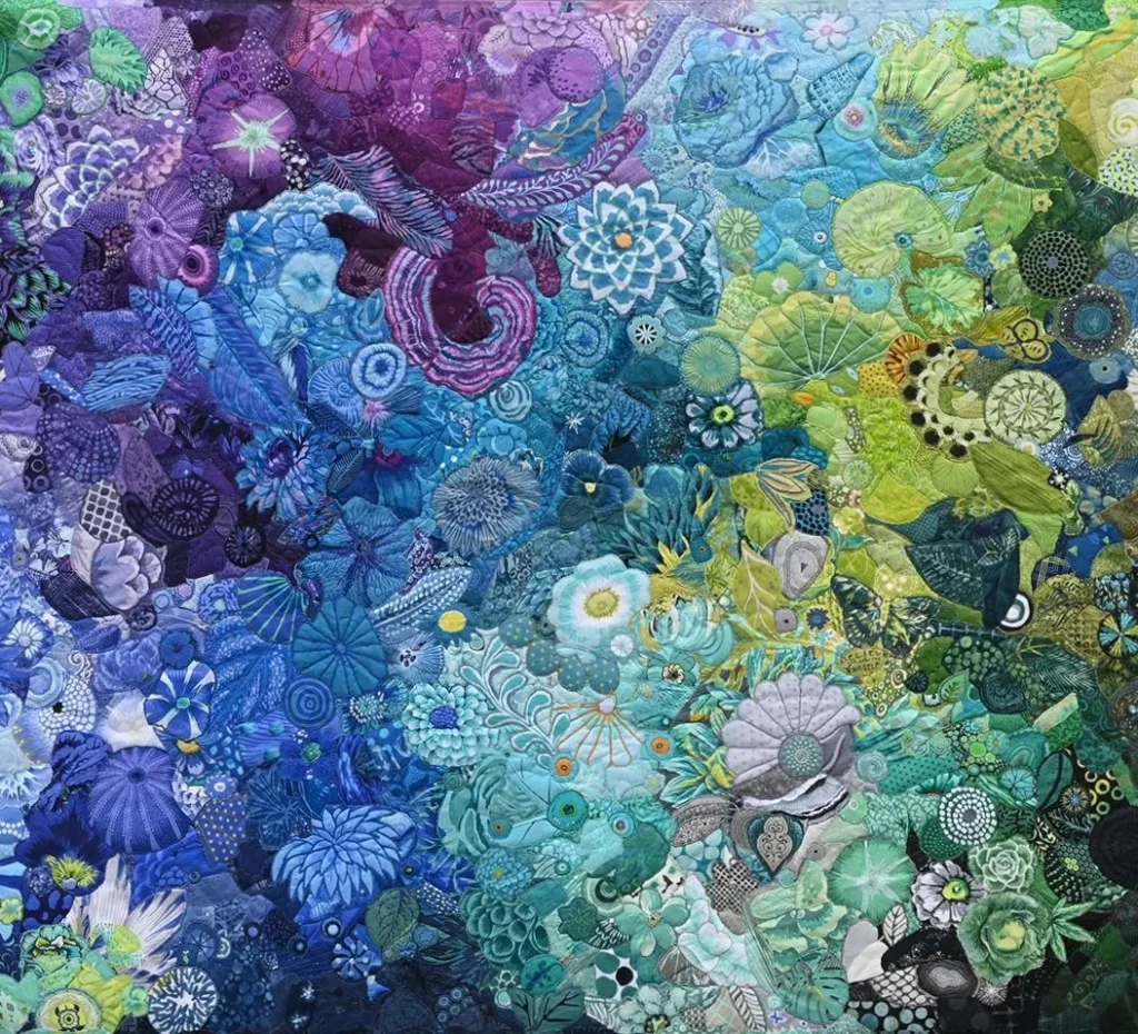 Abundance fiber art by Carly Mul