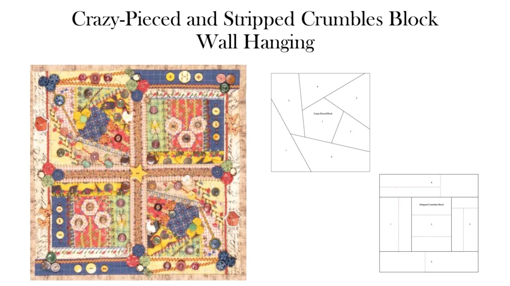 Lumber Jack Crazy Quilt and Log Cabin pattern by Christen Brown