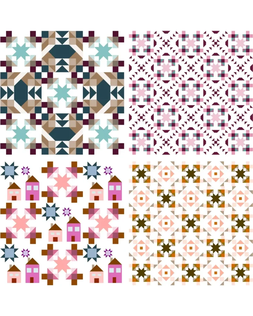 Mix and Match Block Combos by Christina Lee