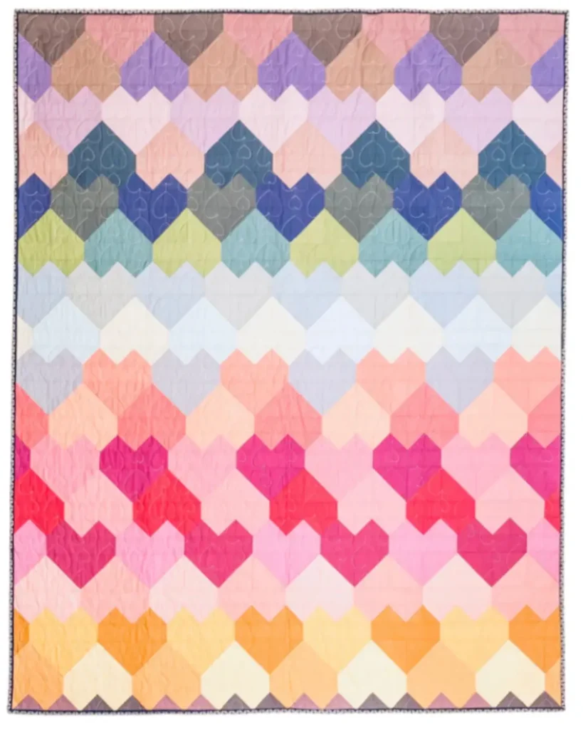 Sweetheart Medley quilt by Christina Lee