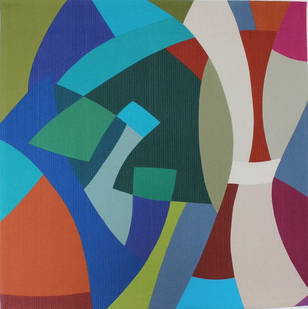 Connection 1 fiber art by Dale Tomlinson