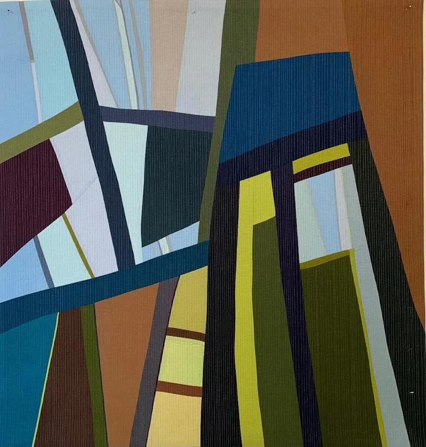 Shift 2 fiber art by Dale Tomlinson