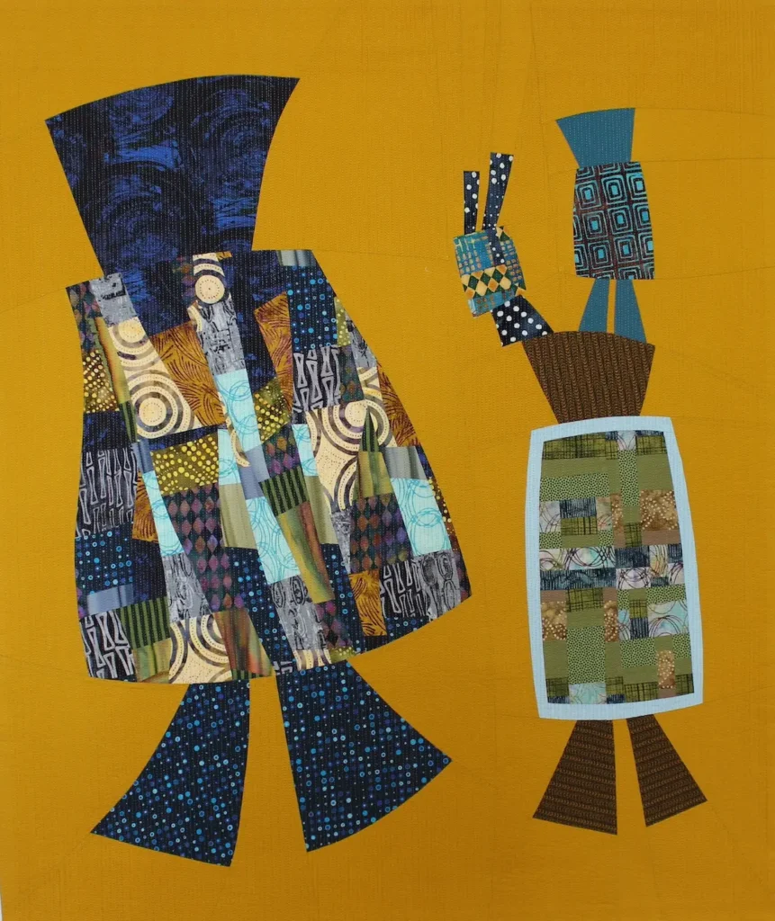 Shenanigans 24 fiber art by Dale Tomlinson