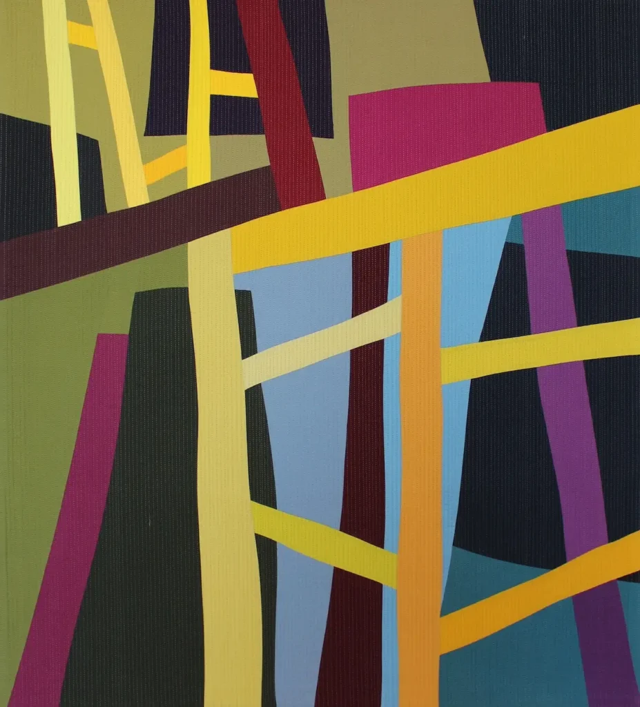 Shift 5 fiber art by Dale Tomlinson