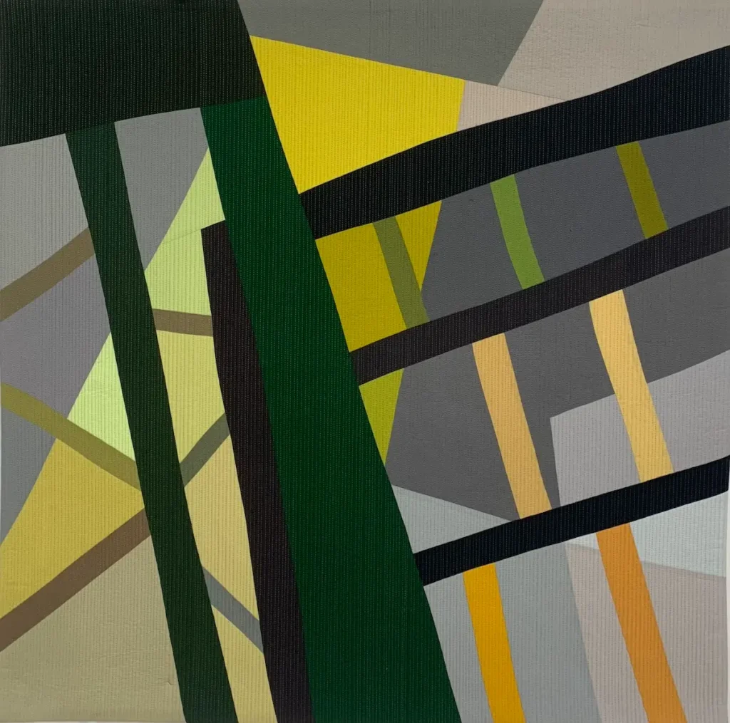 Shift 4 fiber art by Dale Tomlinson