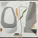 Newspaper Confession fiber art by Mattea Jurin