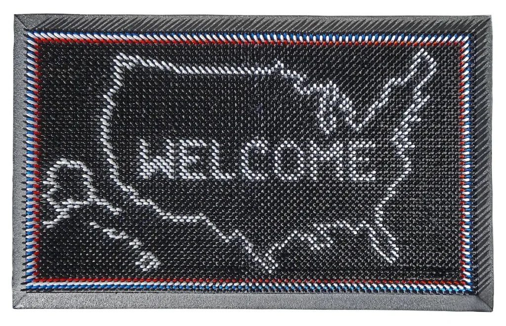 Point of Entry fiber art by Susan Polansky