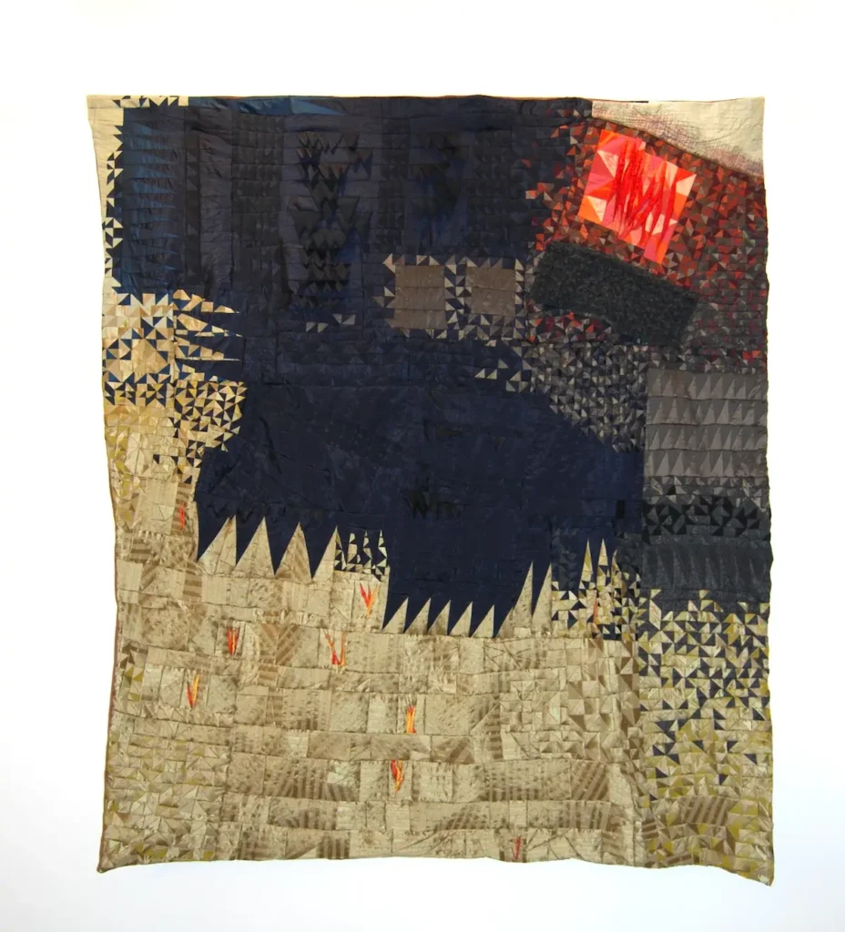 Prometheus fiber art by Victoria Carley