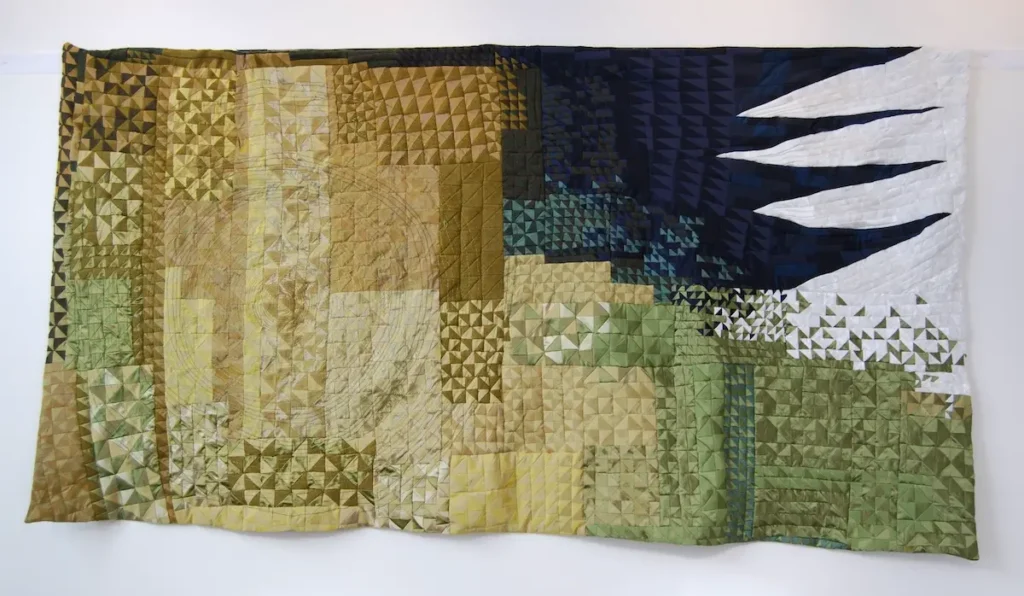 The Seventh Jacket textile art by Victoria Carley