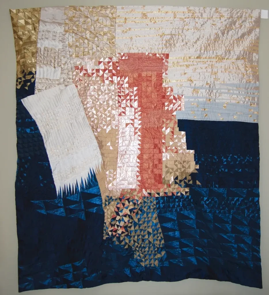 The Sirens textile art by Victoria Carley