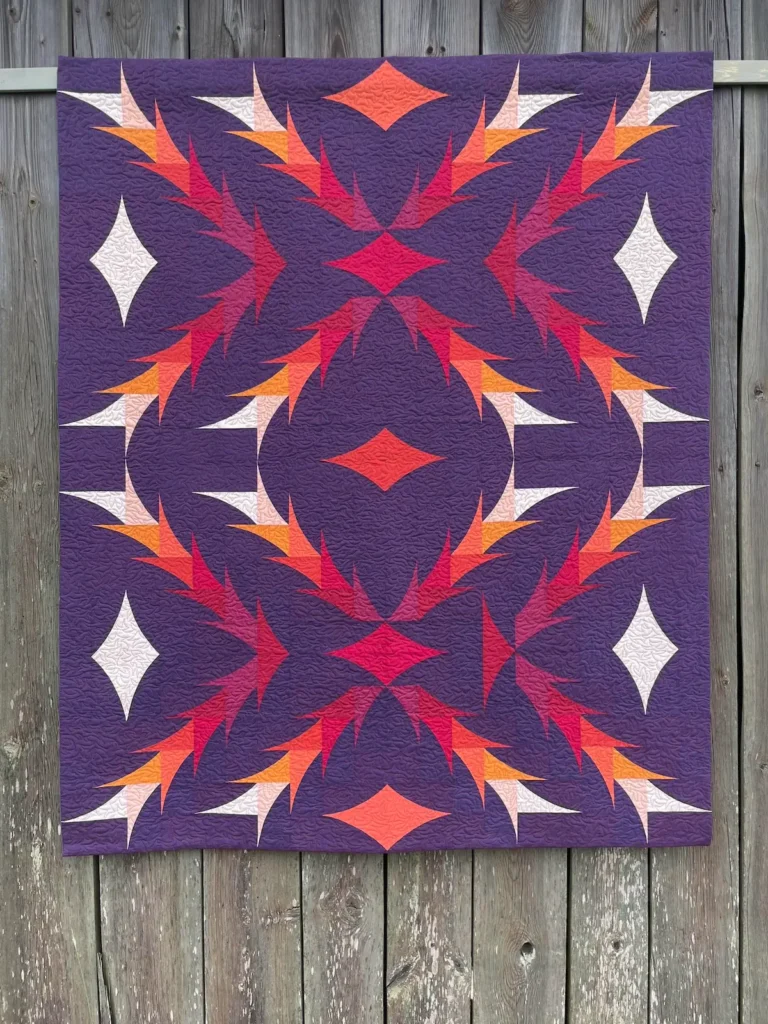 Antlers quilt by Birgitta Jadenfelt