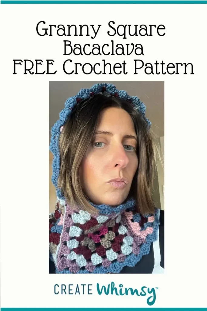 Granny Square Bacaclava Pinterest image 7