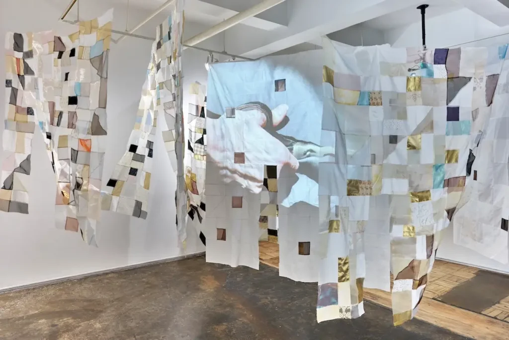 Mending Body, Mending Mind Bojagi art by Holly Wong