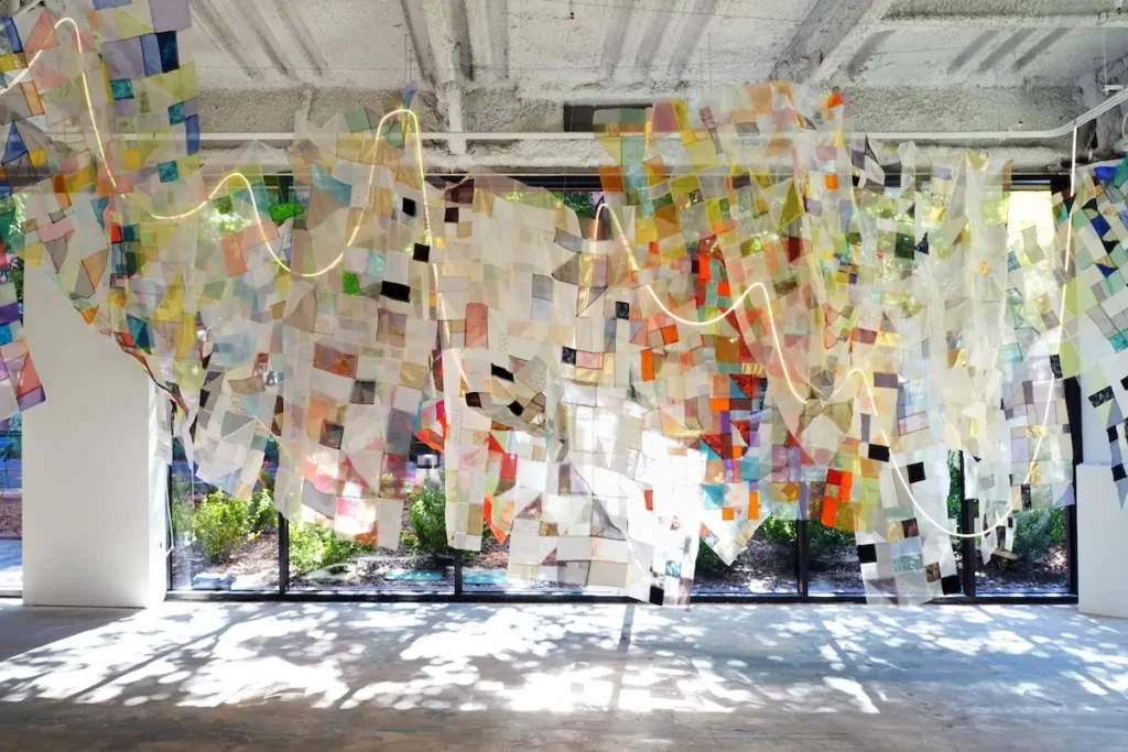 Mending LIght installation Bogaji art by Holly Wong