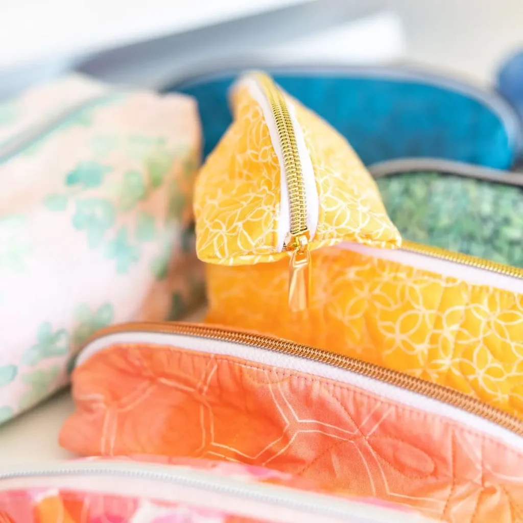 Zip pouches by Lauren Weber