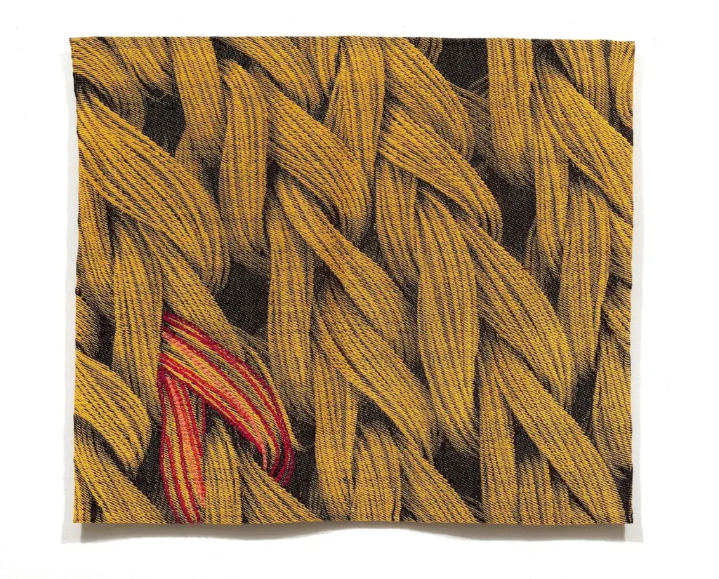 Knit 322 fiber art by Ruth Tabancay