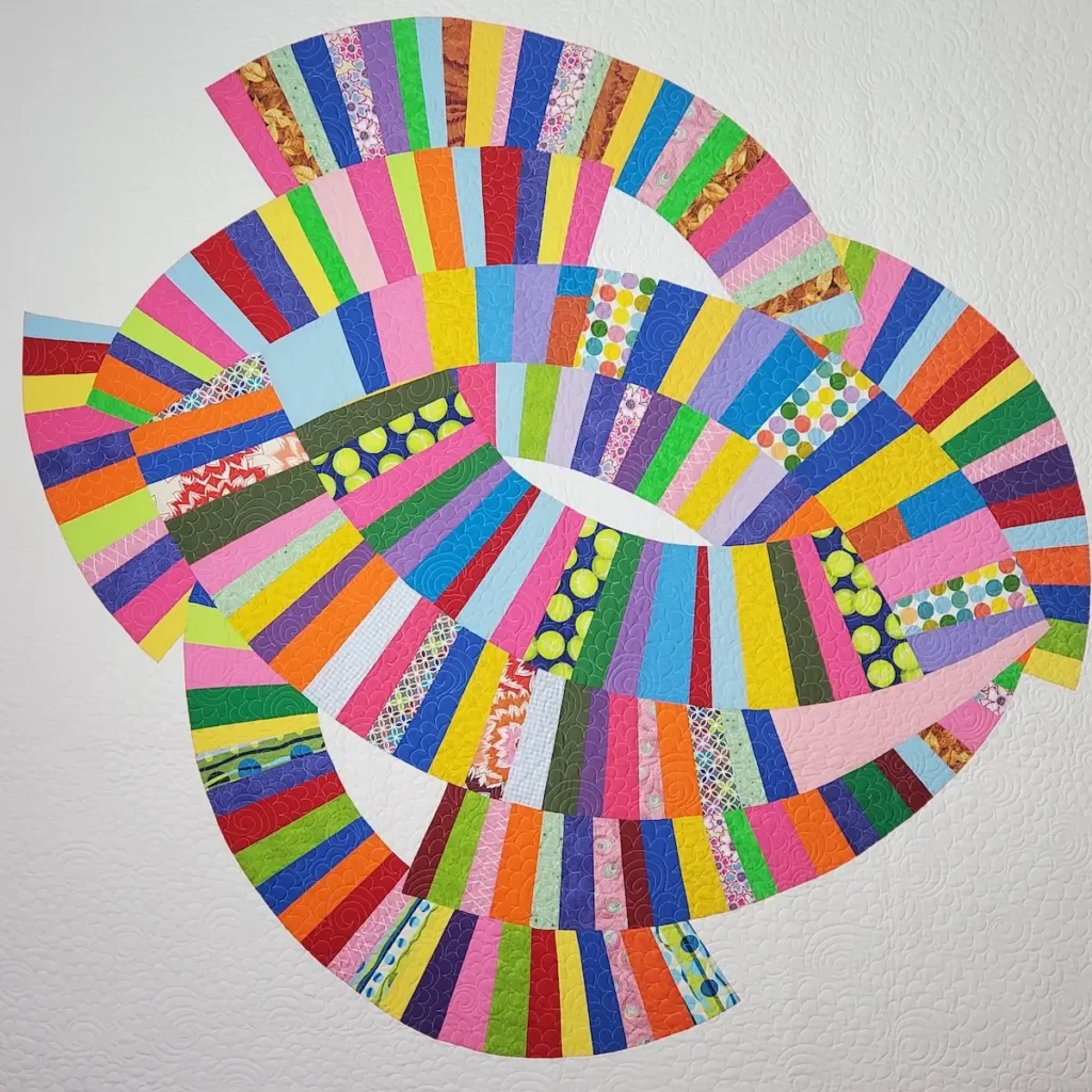 Eye of the Needle quilt by Angee Turner