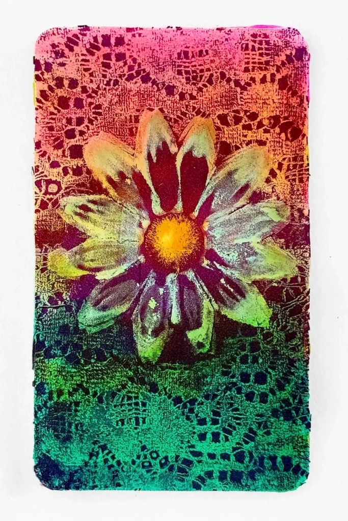 Flower and Lace print by Birgit Koopson