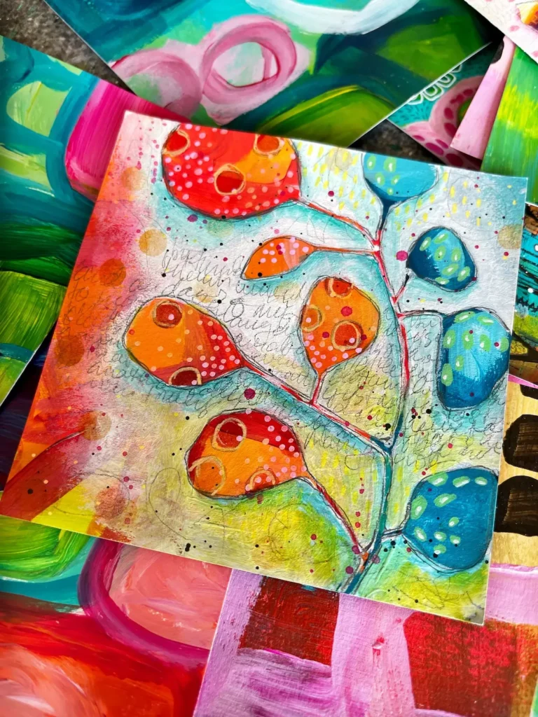 Colorful layers by Birgit Koopson