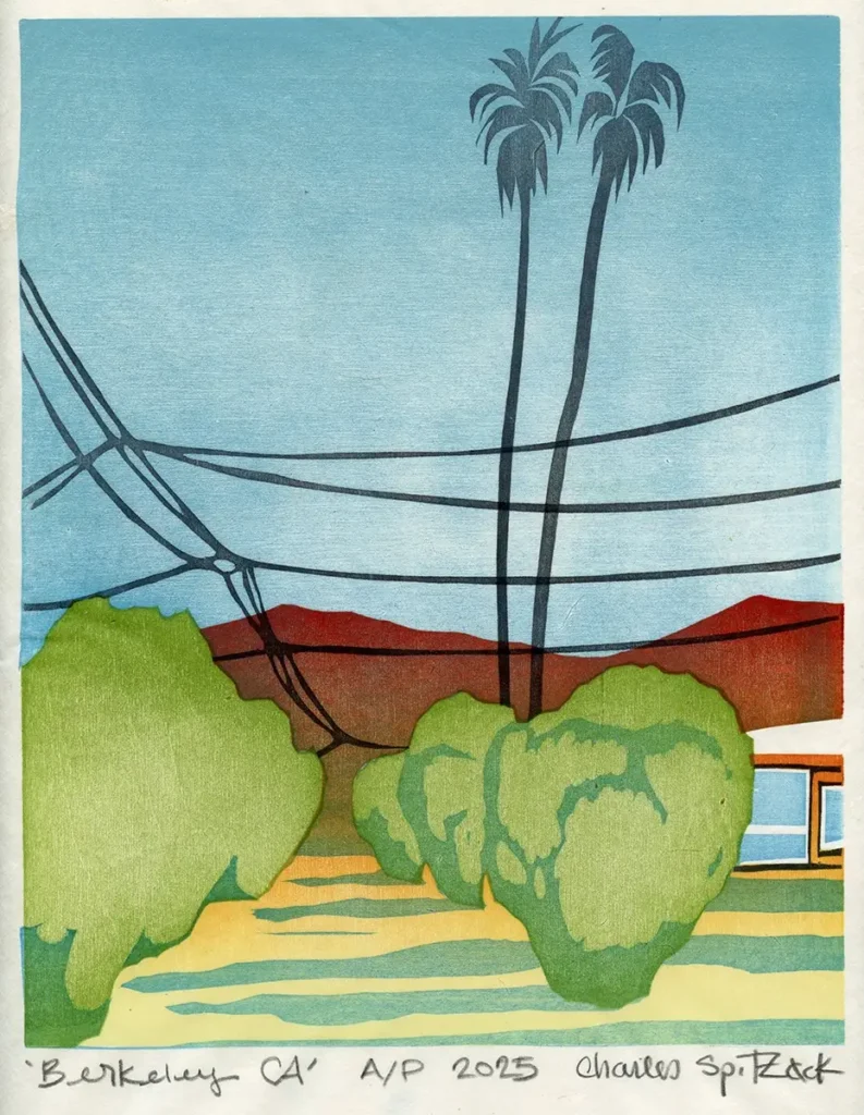 Berkley CA print by Charles Spitzack