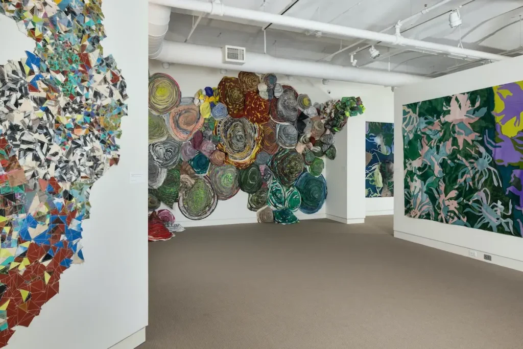 Gather fiber art by Colleen McCubbin Stepanic