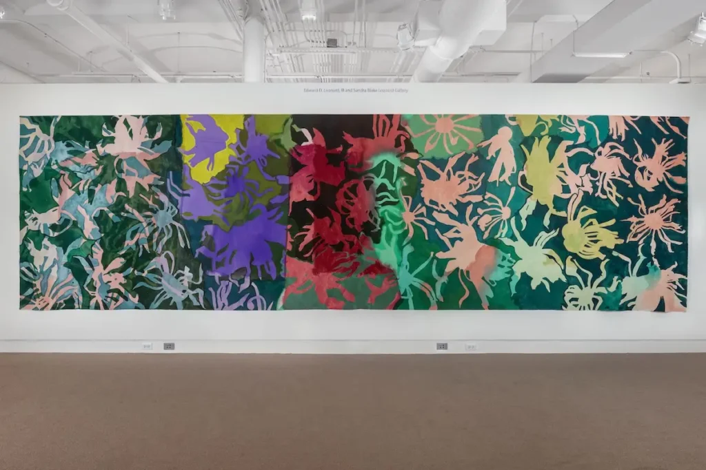 Twist acrylic on canvas painting by Colleen McCubbin Stepanic