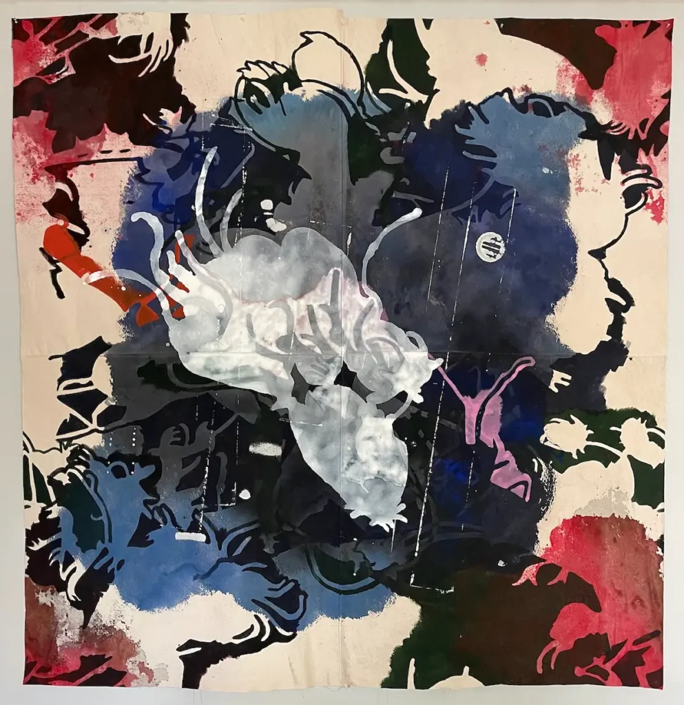 Repeat fiber art by Colleen McCubbin Stepanic