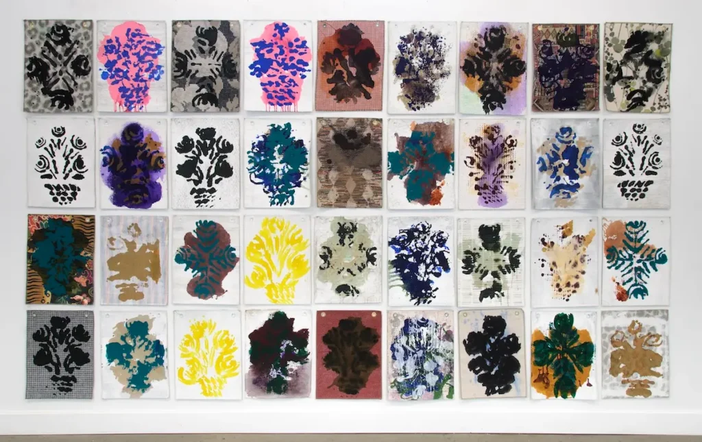 Spat fiber art by Colleen McCubbin Stepanic