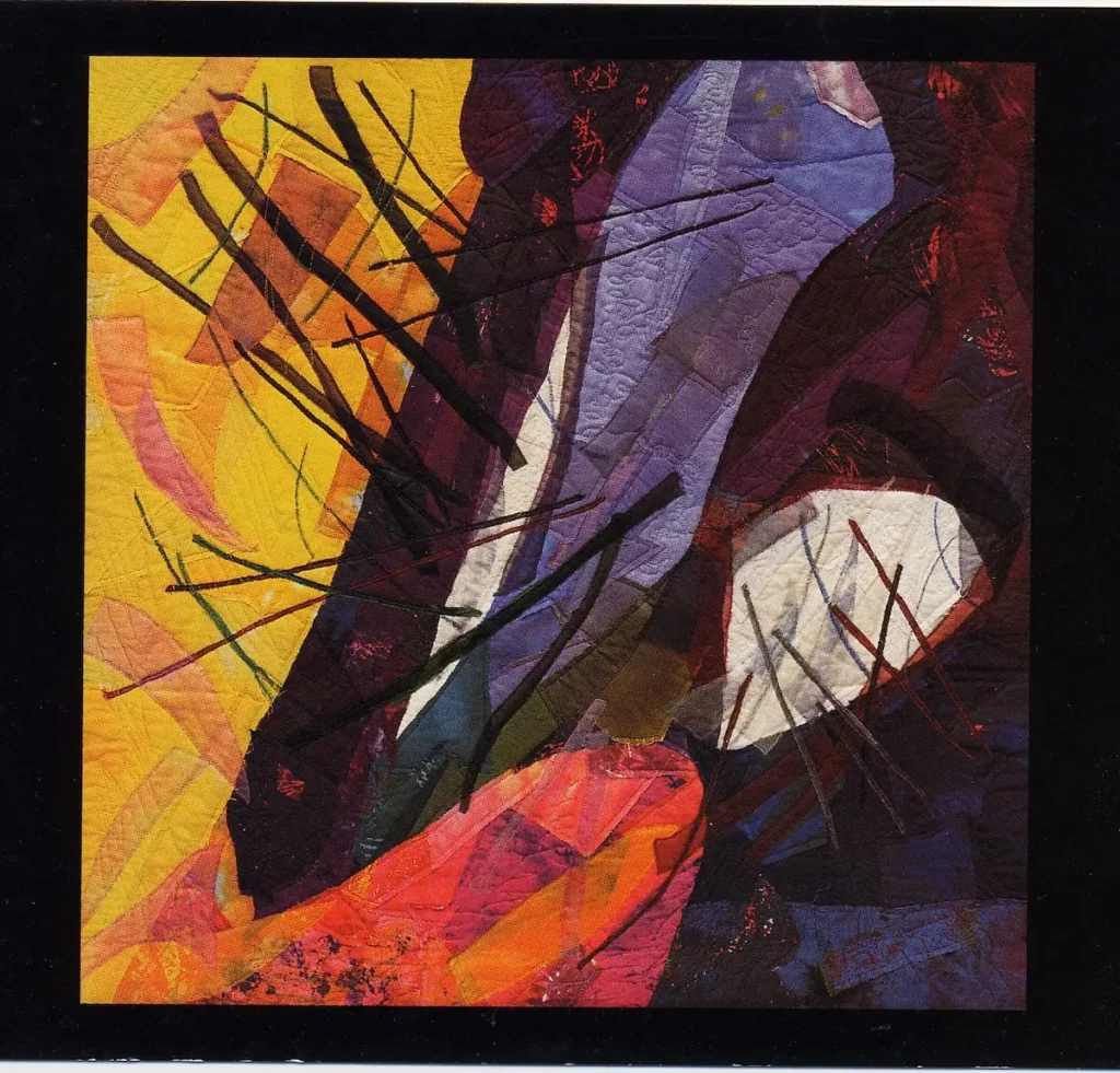 Peculiar Poetry 4 fiber art by Dominie Nash