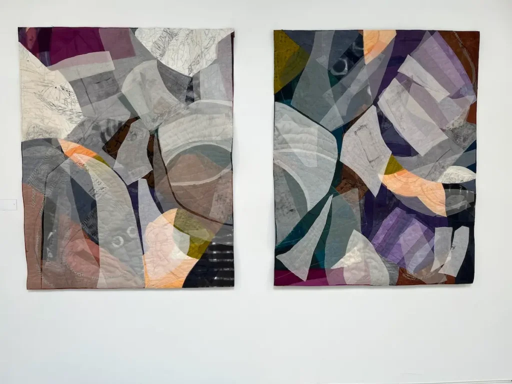 Transformation 8 fiber art by Dominie Nash