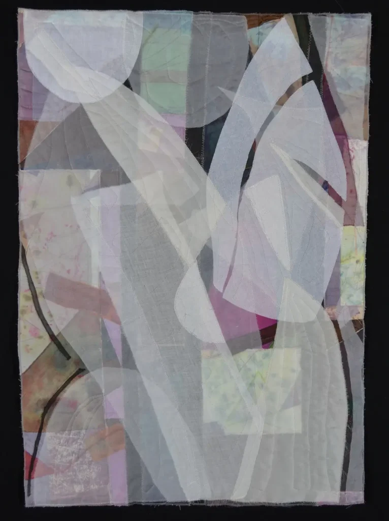 Transformation 9 fiber art by Dominie Nash